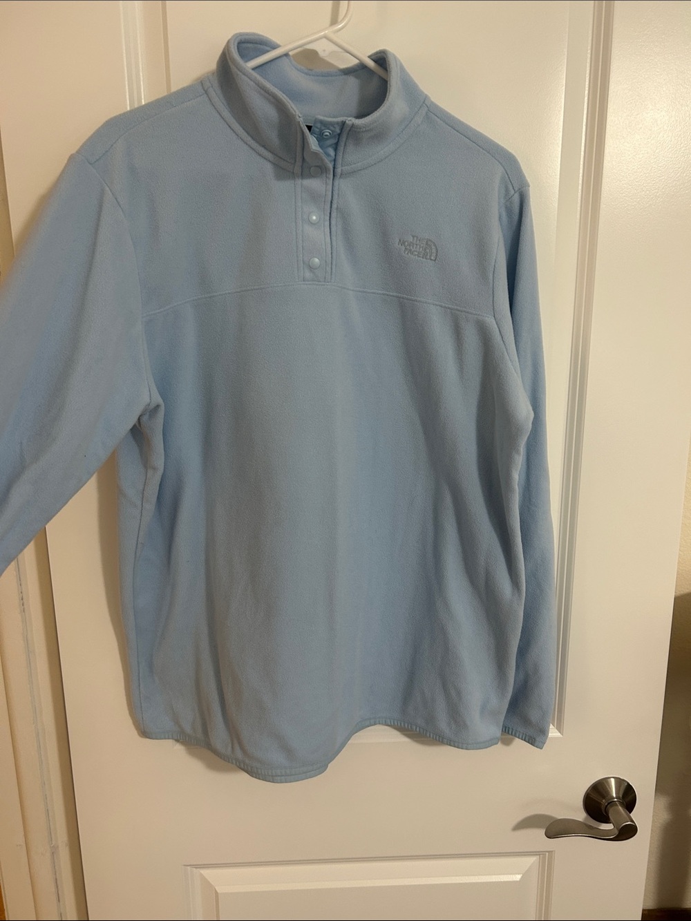 The North Face Baby Blue Snap-Quarter Fleece Pullover